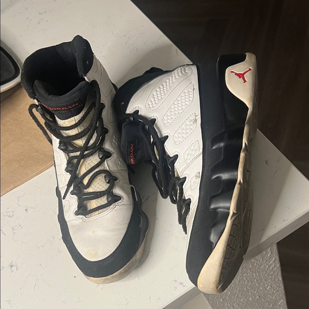 Jordan Kids Sneakers in White, Black, and Red